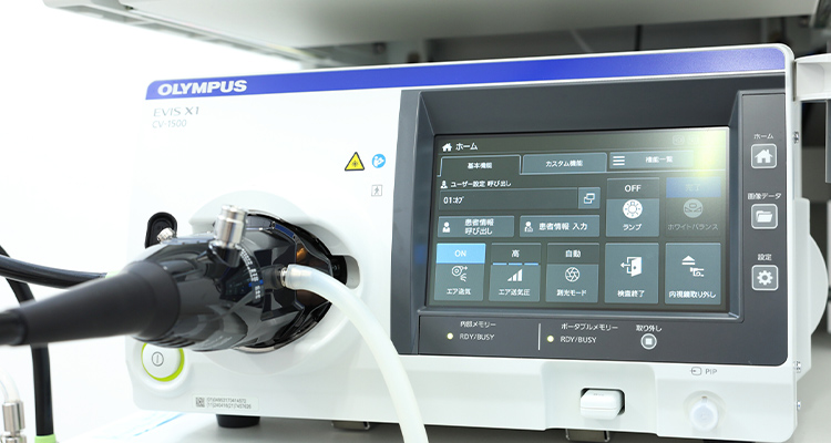 オリンパス最上位機種EVIS X1を導入